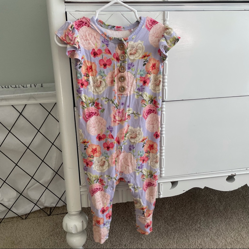 Posh Peanut Ruffle Romper 12-18 months